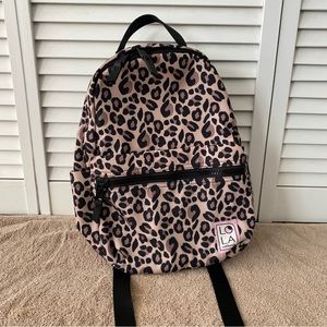 LOLA California Jane Starchild Medium Backpack in Leopard Print NWOT
